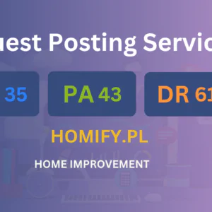 publish guest post on homify.pl