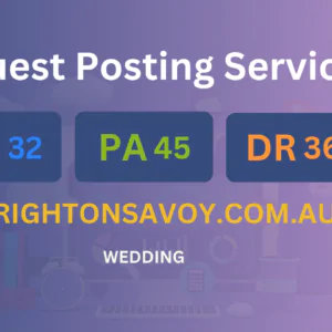 publish guest post on brightonsavoy.com.au