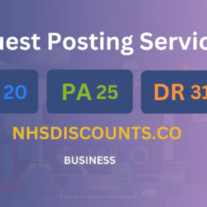 publish guest post on nhsdiscounts.co