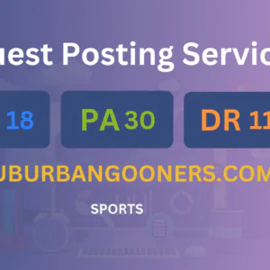 publish guest post on suburbangooners.com