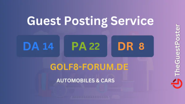 publish guest post on golf8-forum.de