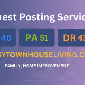 publish guest post on sassytownhouseliving.com