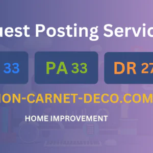 publish guest post on mon-carnet-deco.com