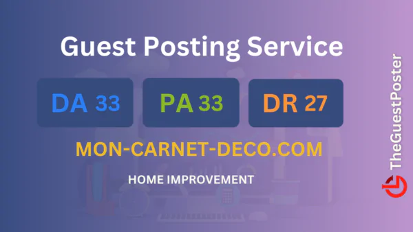 publish guest post on mon-carnet-deco.com