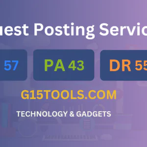 publish guest post on g15tools.com