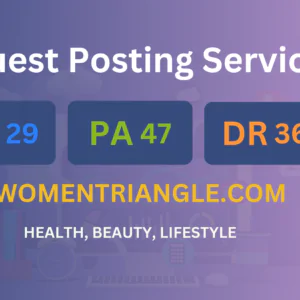 publish guest post on womentriangle.com