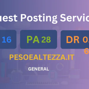 publish guest post on pesoealtezza.it