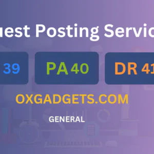 publish guest post on oxgadgets.com