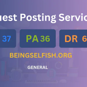 publish guest post on beingselfish.org