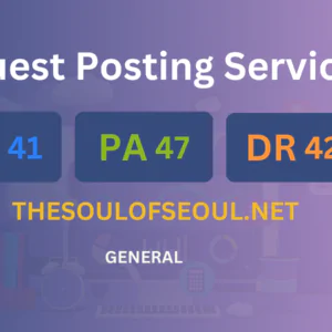publish guest post on thesoulofseoul.net