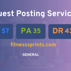 publish guest post on fitnesssprints.com