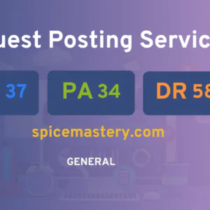 publish guest post on spicemastery.com