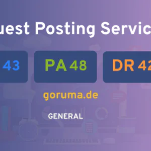 publish guest post on goruma.de