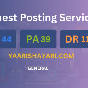 publish guest post on yaarishayari.com