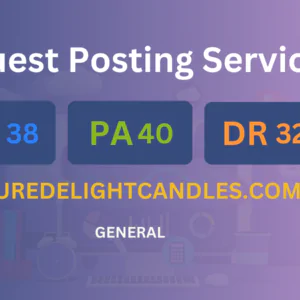 publish guest post on puredelightcandles.com