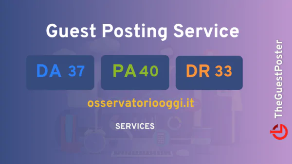 publish guest post on osservatoriooggi.it