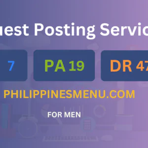 publish guest post on philippinesmenu.com