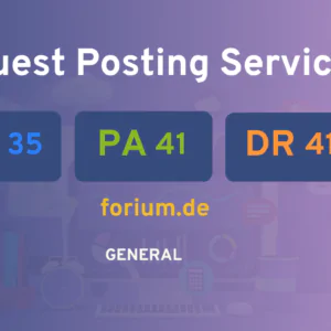 publish guest post on forium.de