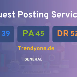 publish guest post on Trendyone.de