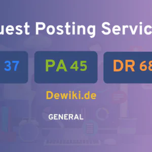 publish guest post on Dewiki.de