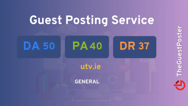 publish guest post on utv.ie