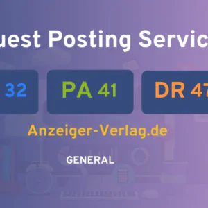 publish guest post on Anzeiger-Verlag.de