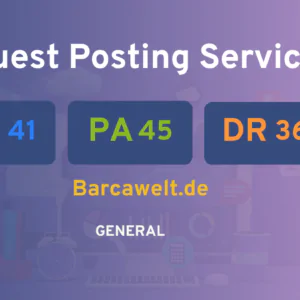 publish guest post on Barcawelt.de