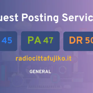 publish guest post on radiocittafujiko.it