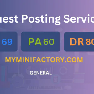 publish guest post on myminifactory.com