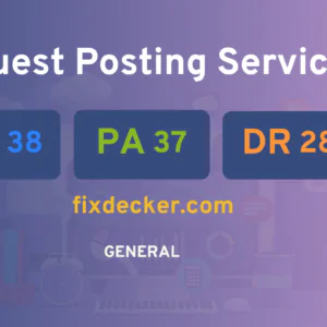 publish guest post on fixdecker.com
