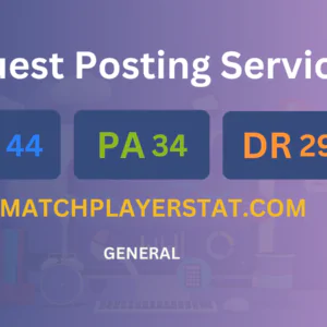 publish guest post on matchplayerstat.com