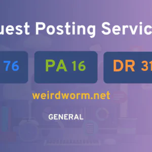publish guest post on weirdworm.net