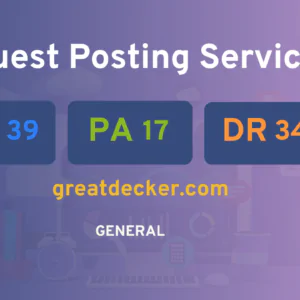publish guest post on greatdecker.com
