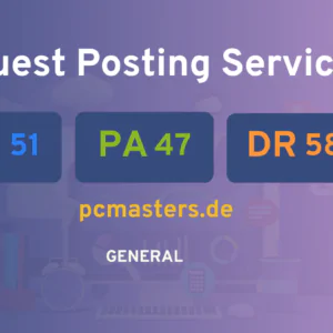 publish guest post on pcmasters.de