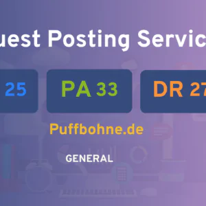 publish guest post on Puffbohne.de
