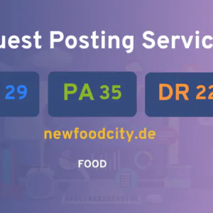 publish guest post on newfoodcity.de