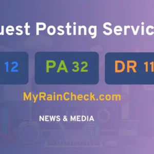 publish guest post on MyRainCheck.com