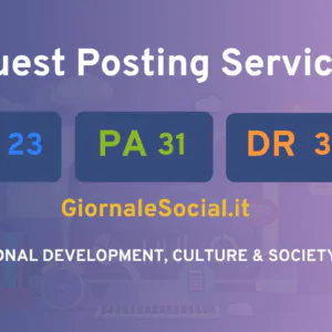 publish guest post on GiornaleSocial.it