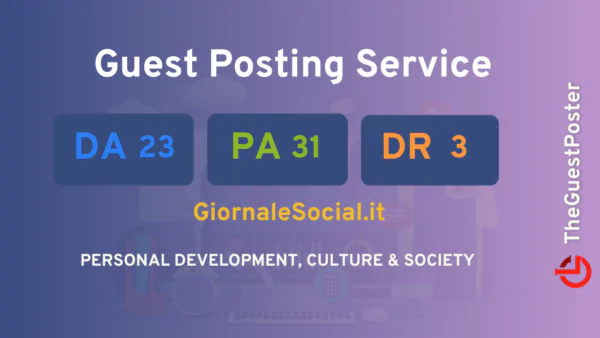 publish guest post on GiornaleSocial.it