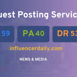 publish guest post on influencerdaily.com