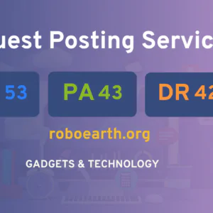 publish guest post on roboearth.org