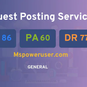 publish guest post on Mspoweruser.com