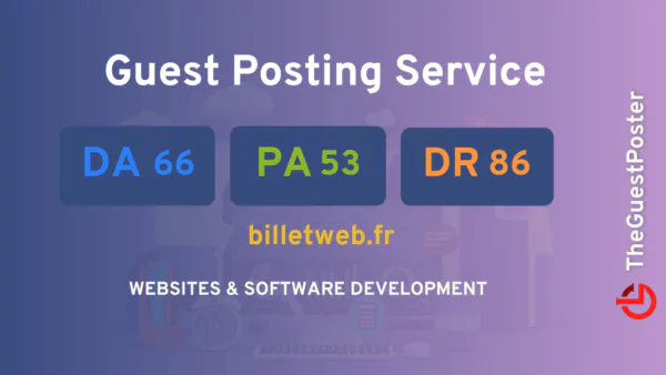 publish guest post on billetweb.fr