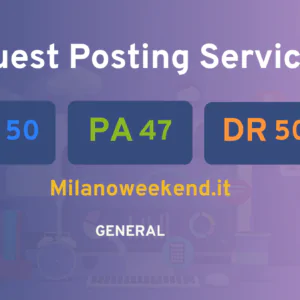 publish guest post on Milanoweekend.it