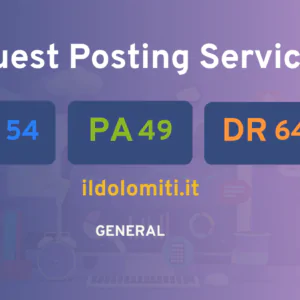 publish guest post on ildolomiti.it