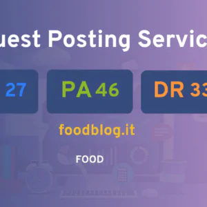 publish guest post on foodblog.it