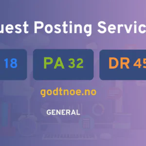 publish guest post on godtnoe.no