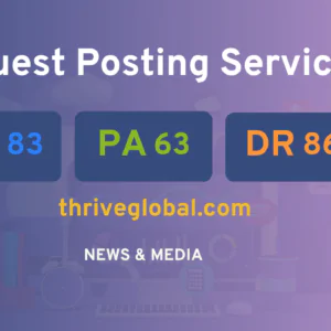publish guest post on thriveglobal.com