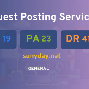 publish guest post on sunyday.net
