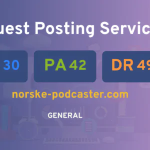 publish guest post on norske-podcaster.com